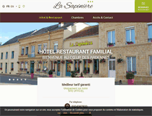 Tablet Screenshot of la-sapiniere08.com